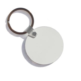 Double-sided circular keychain 2