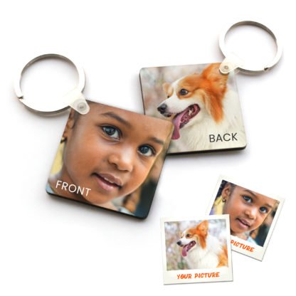 Personalized Double - Sided Sublimation Keychain