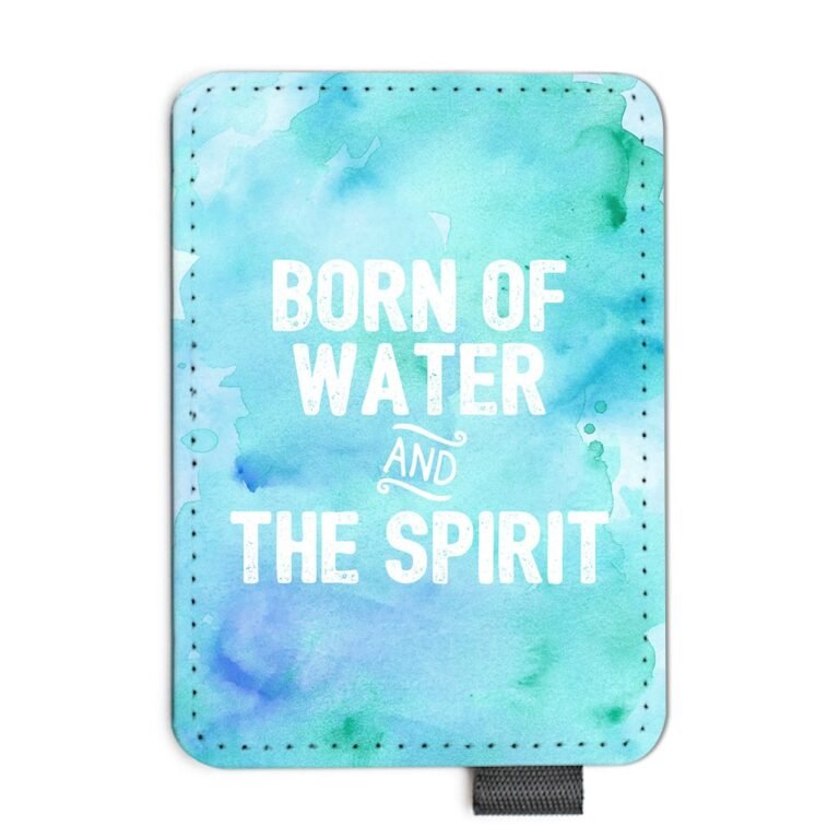 Born of Water and the Spirit Minimalist Wallet