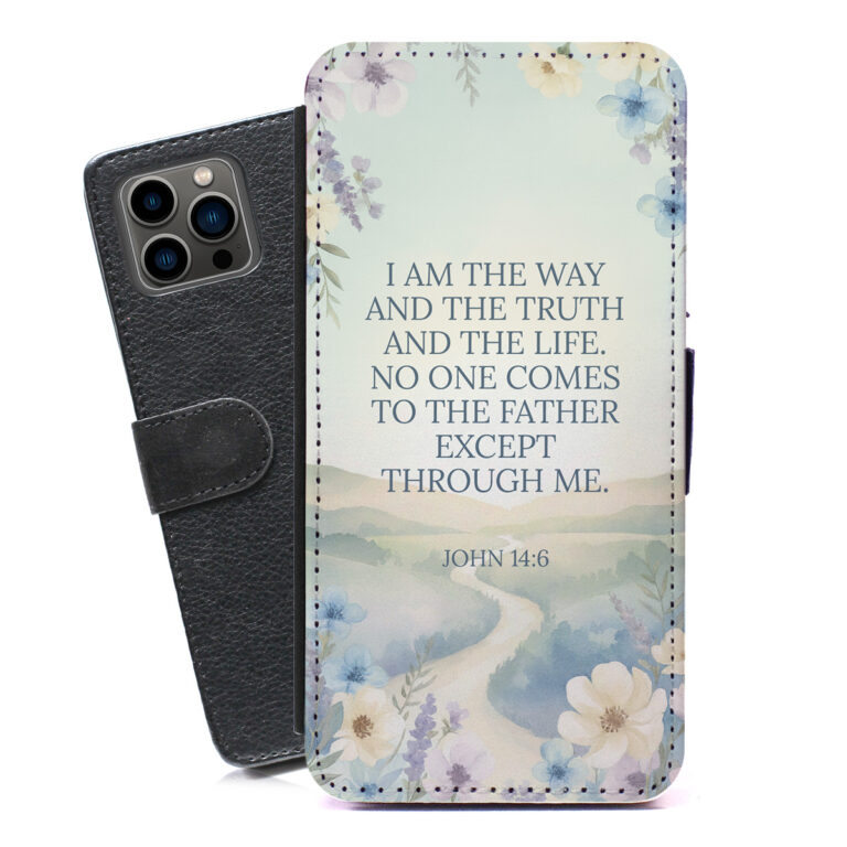 I am The Way – John 14:6 Bible Verse Wallet Phone Case